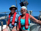 A brisk sail to St Lucia: Rodger & Margaret